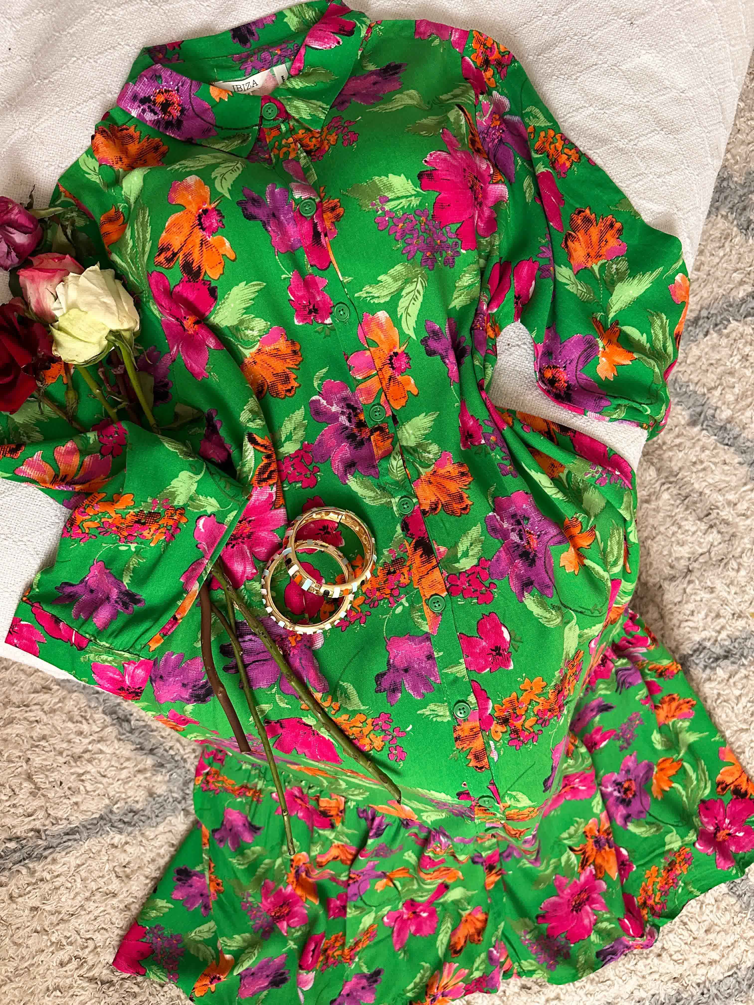 Robe vert pistache Ibiza 