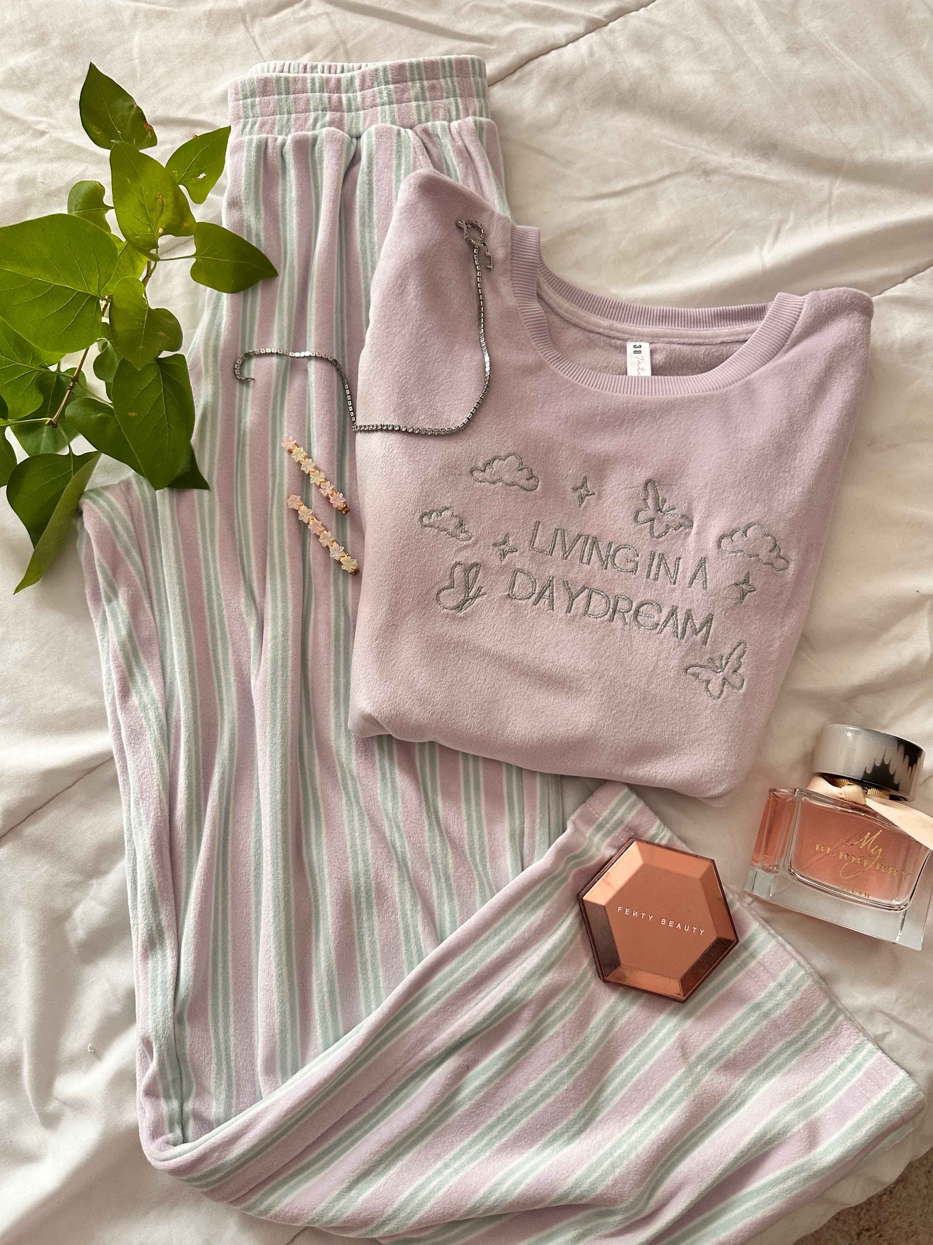 Pyjama tress velour pantalon rayonné 