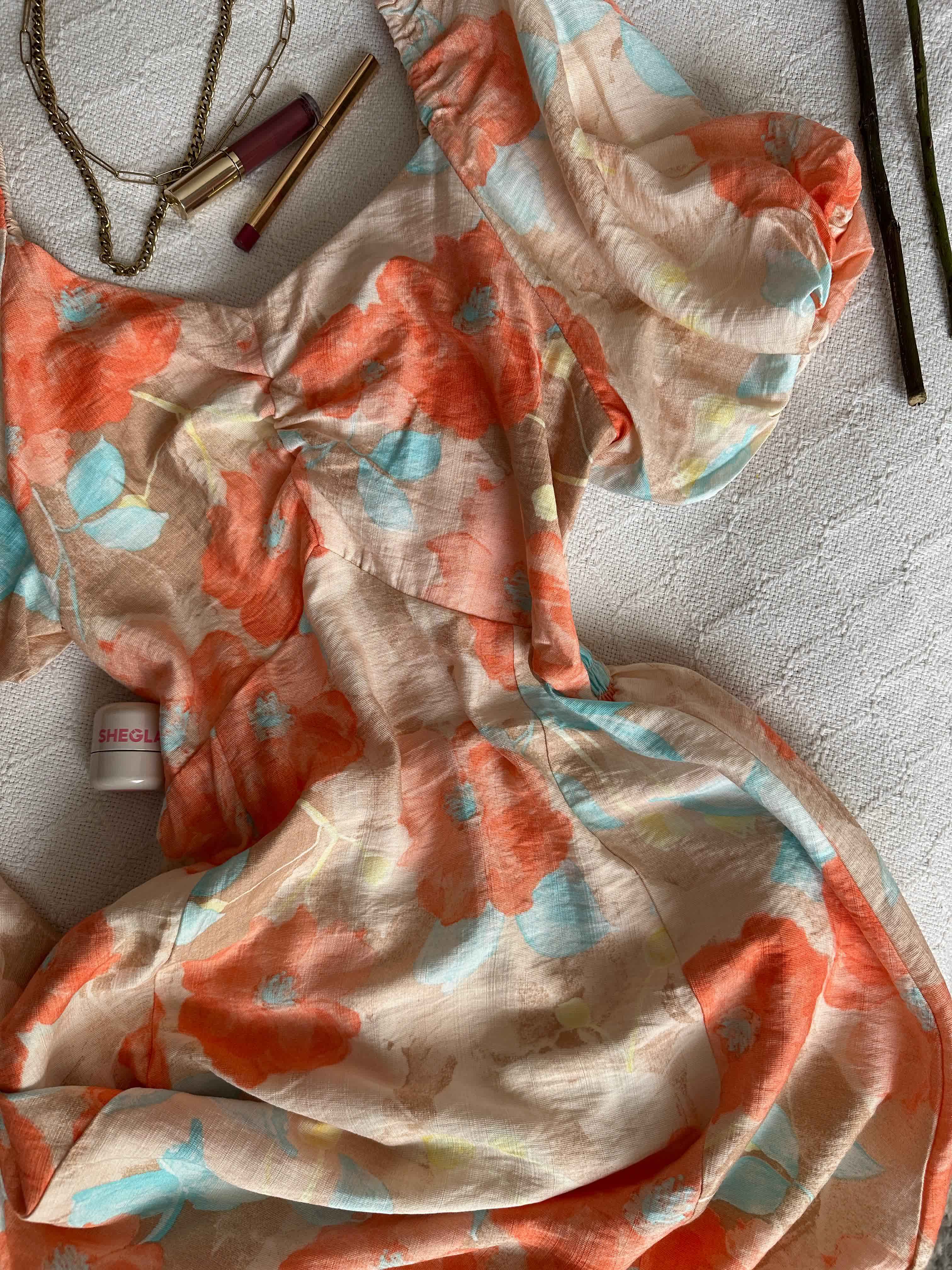 Robe manches gonflées 
