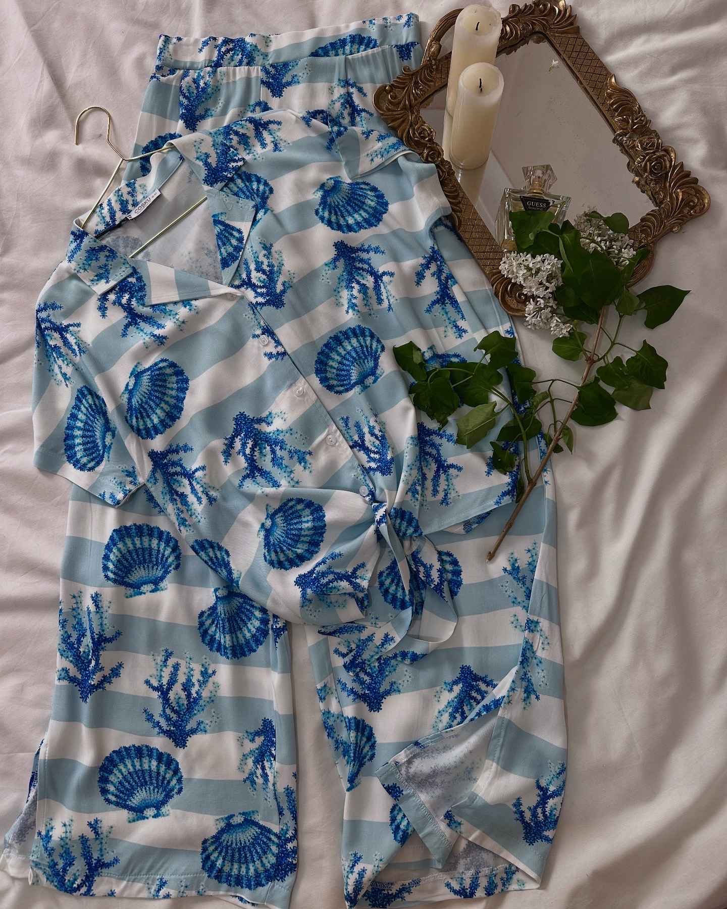 homewear bleu coquillage