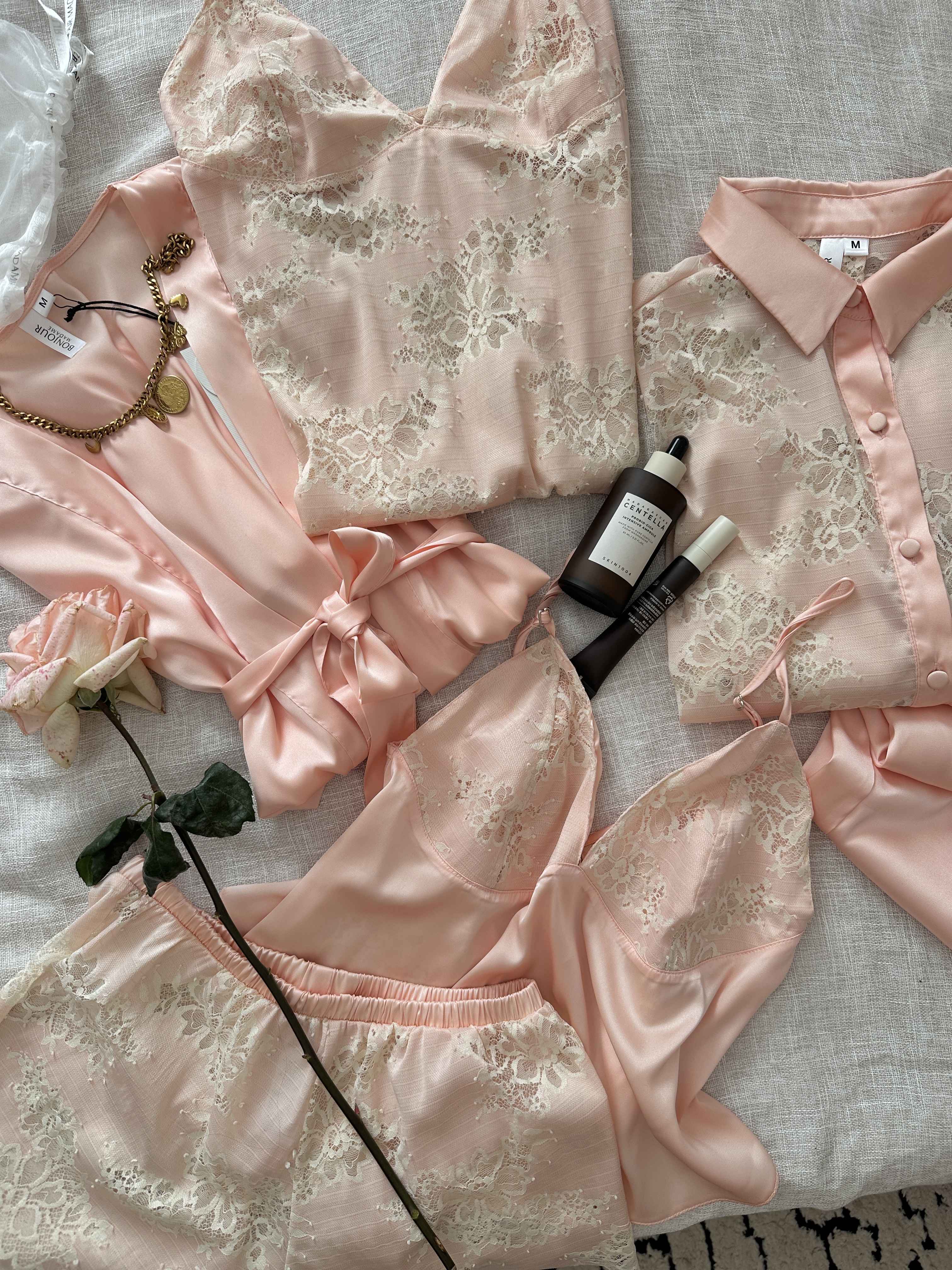 bridal set crevette gueppure 