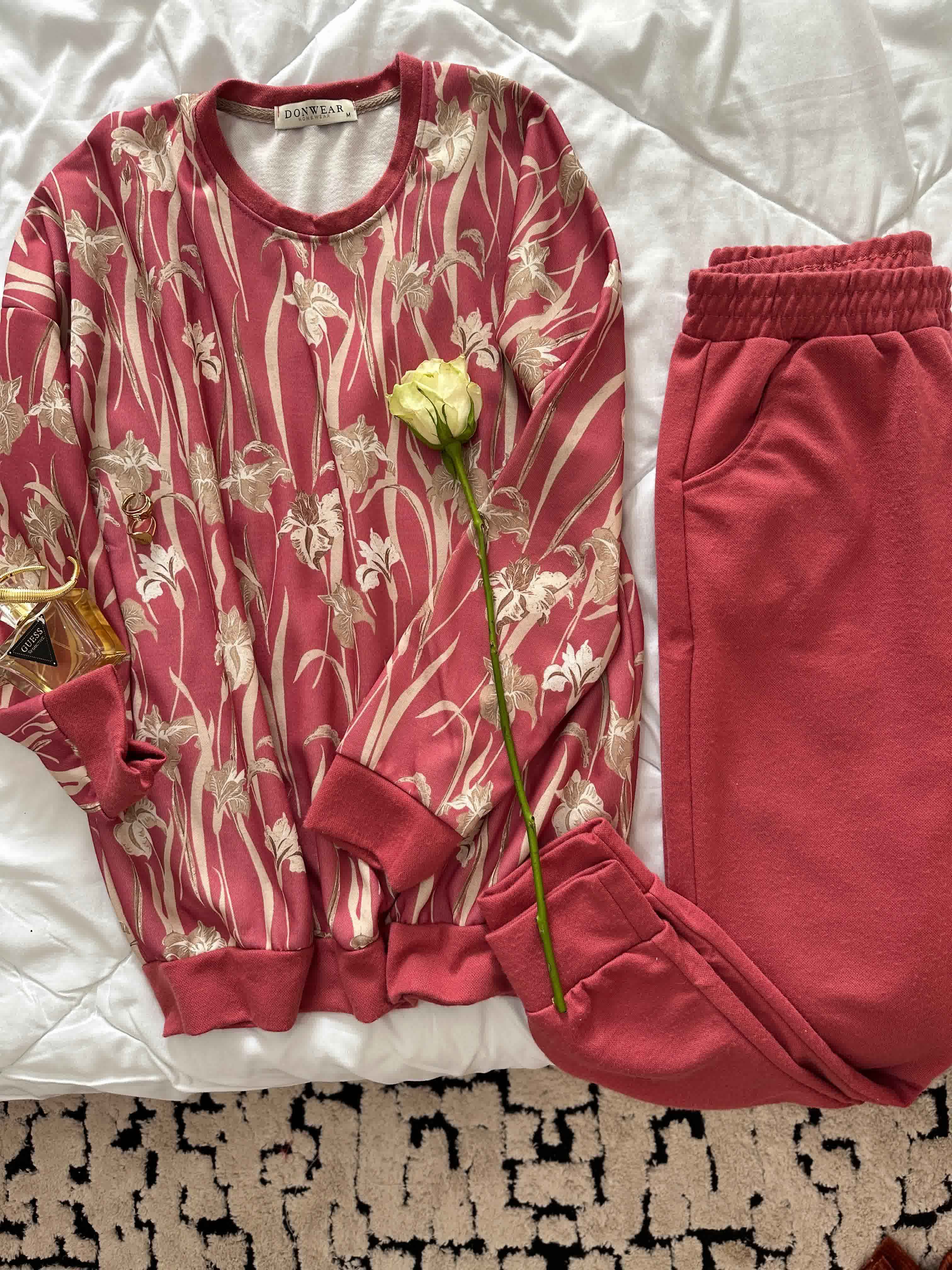 pyjama haut fleuri