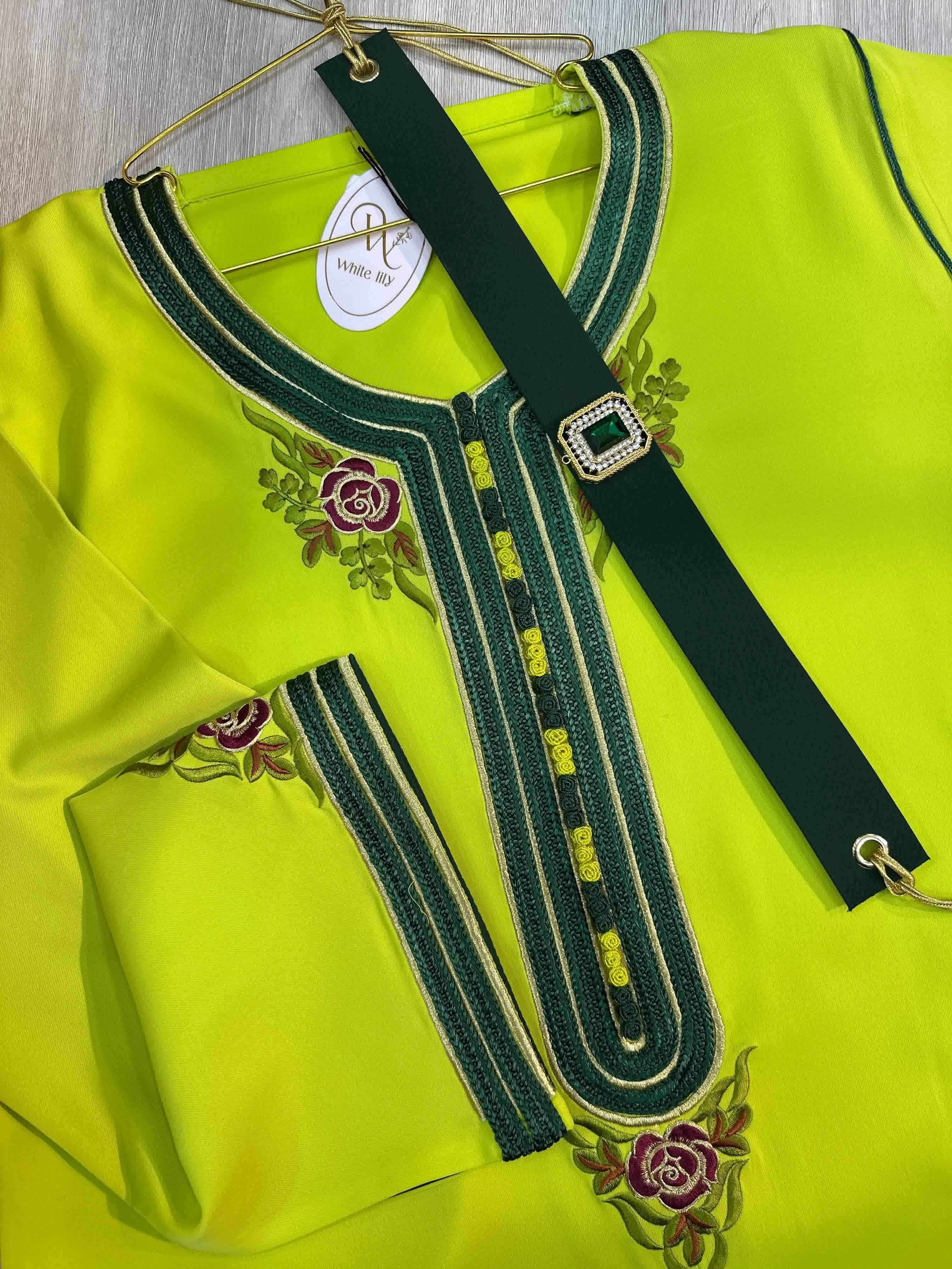 Caftan Kashma fleuri 2 