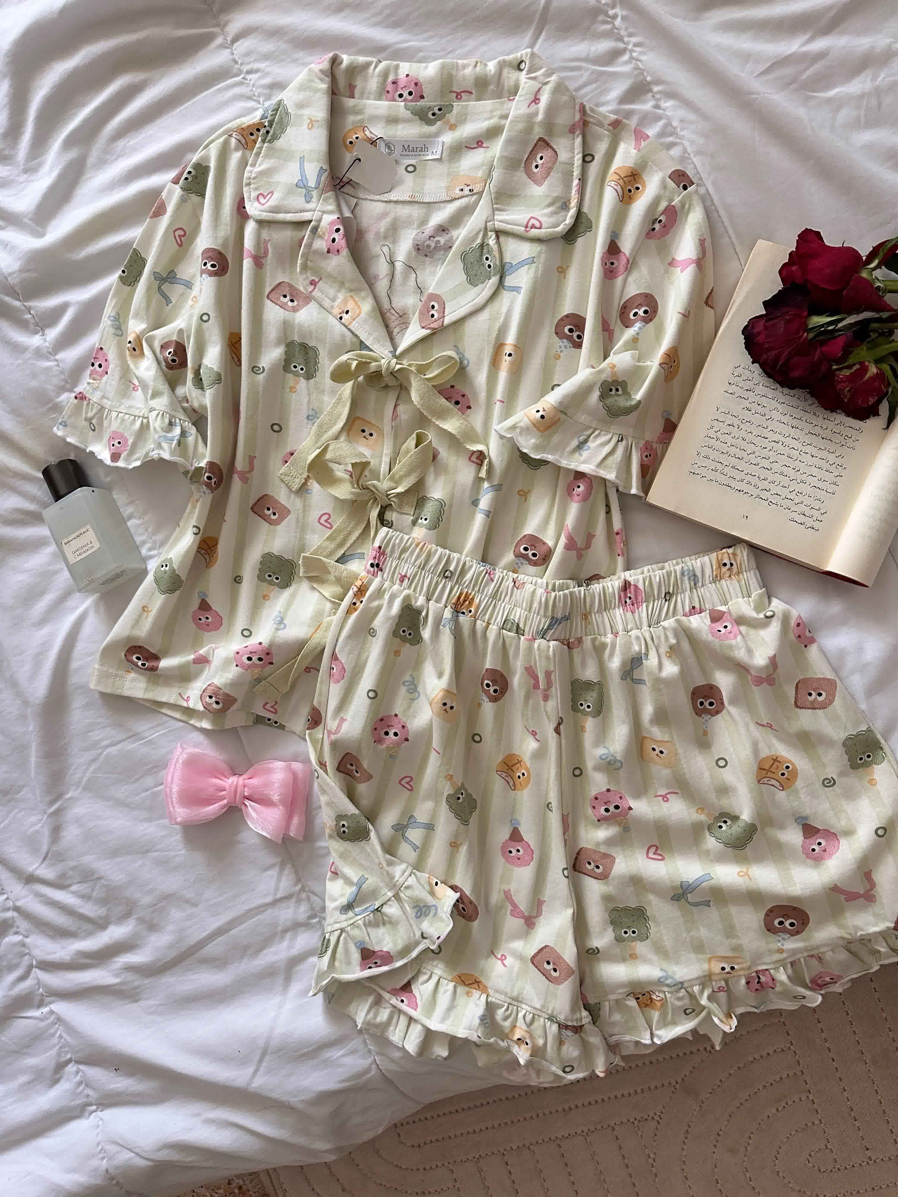 Pyjama short Marah ice-cream 
