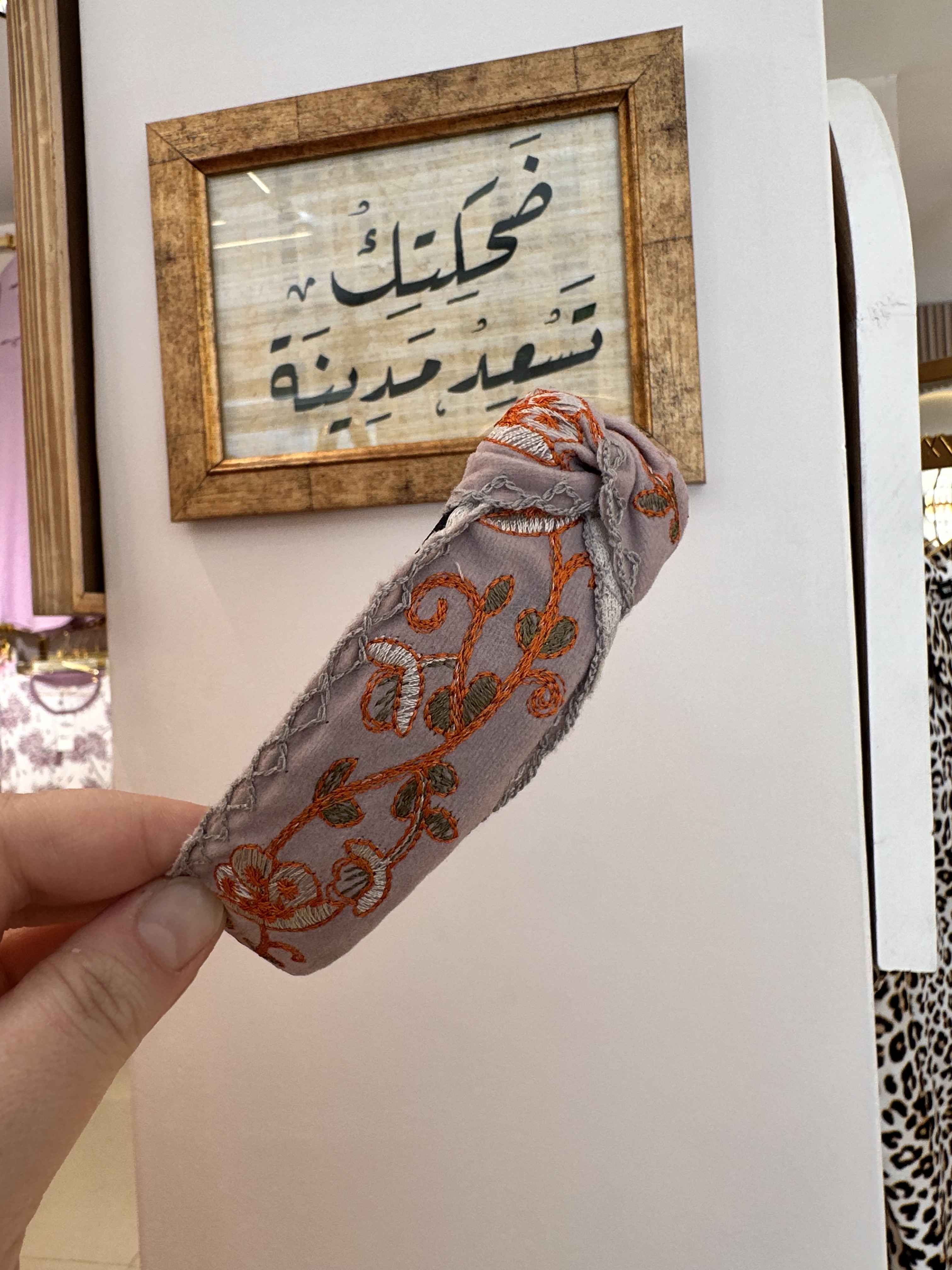 serre-tête broderie 