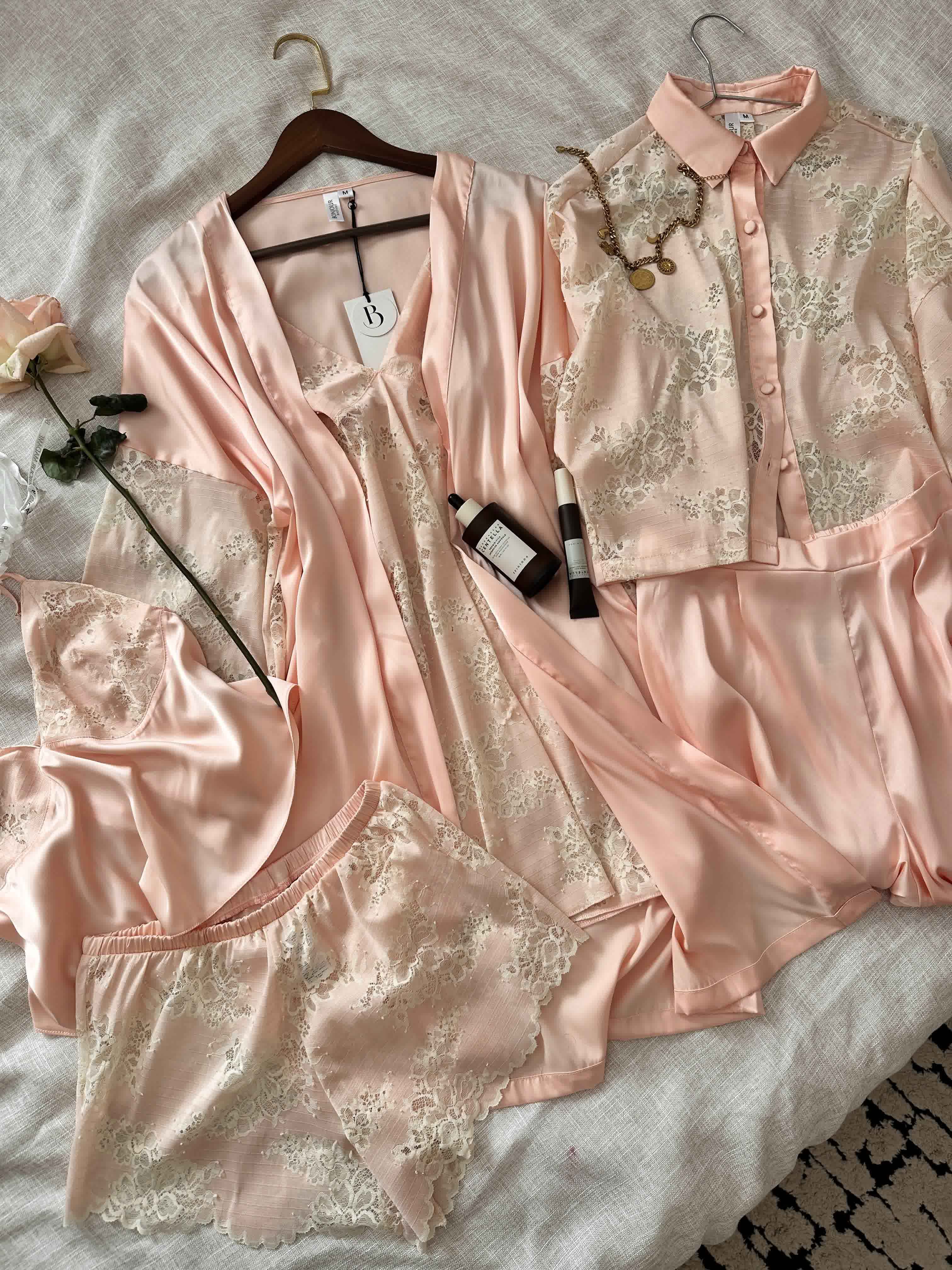 bridal set crevette gueppure 