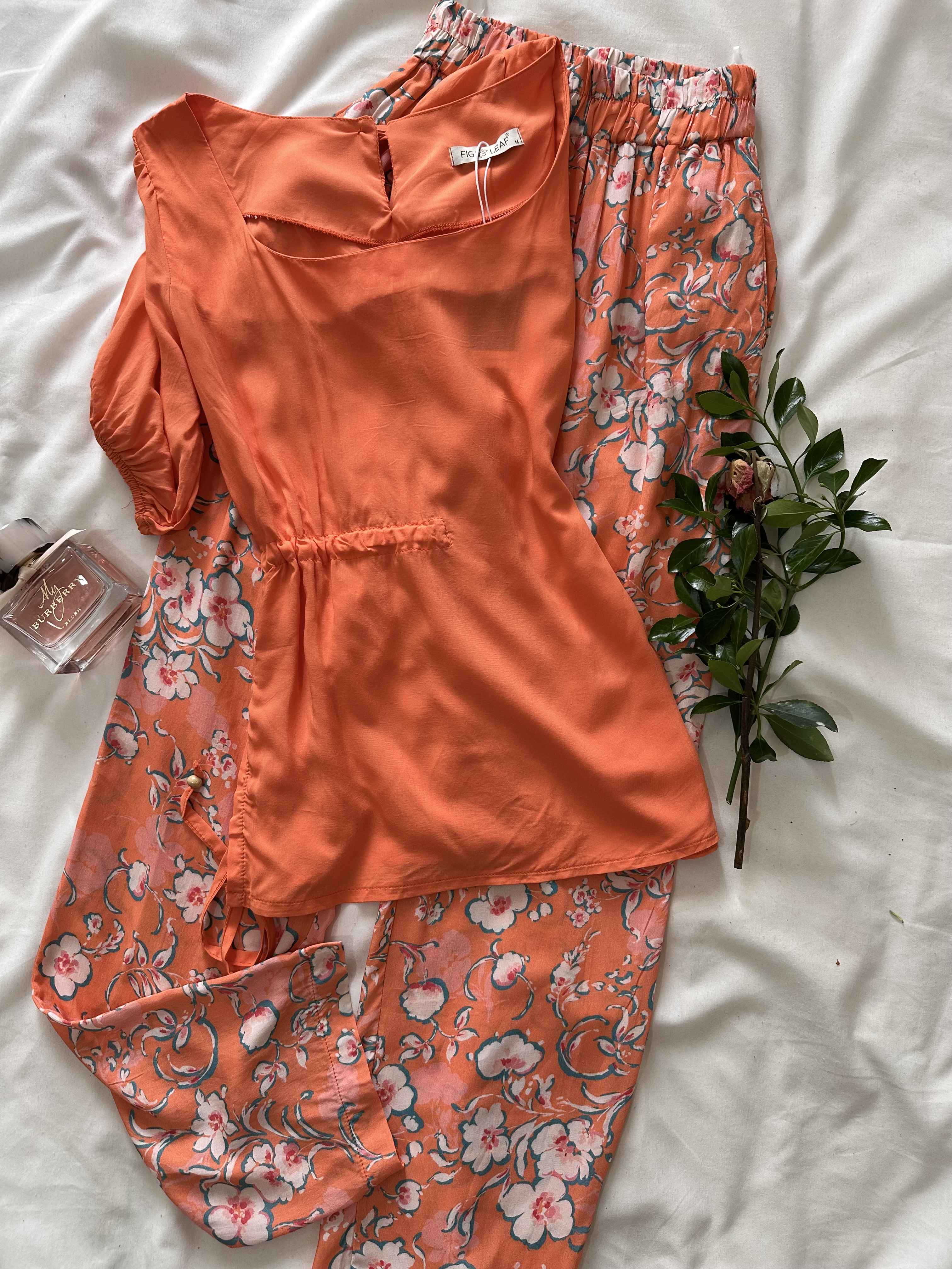 pyjama Figleaf pantalon fleuri 