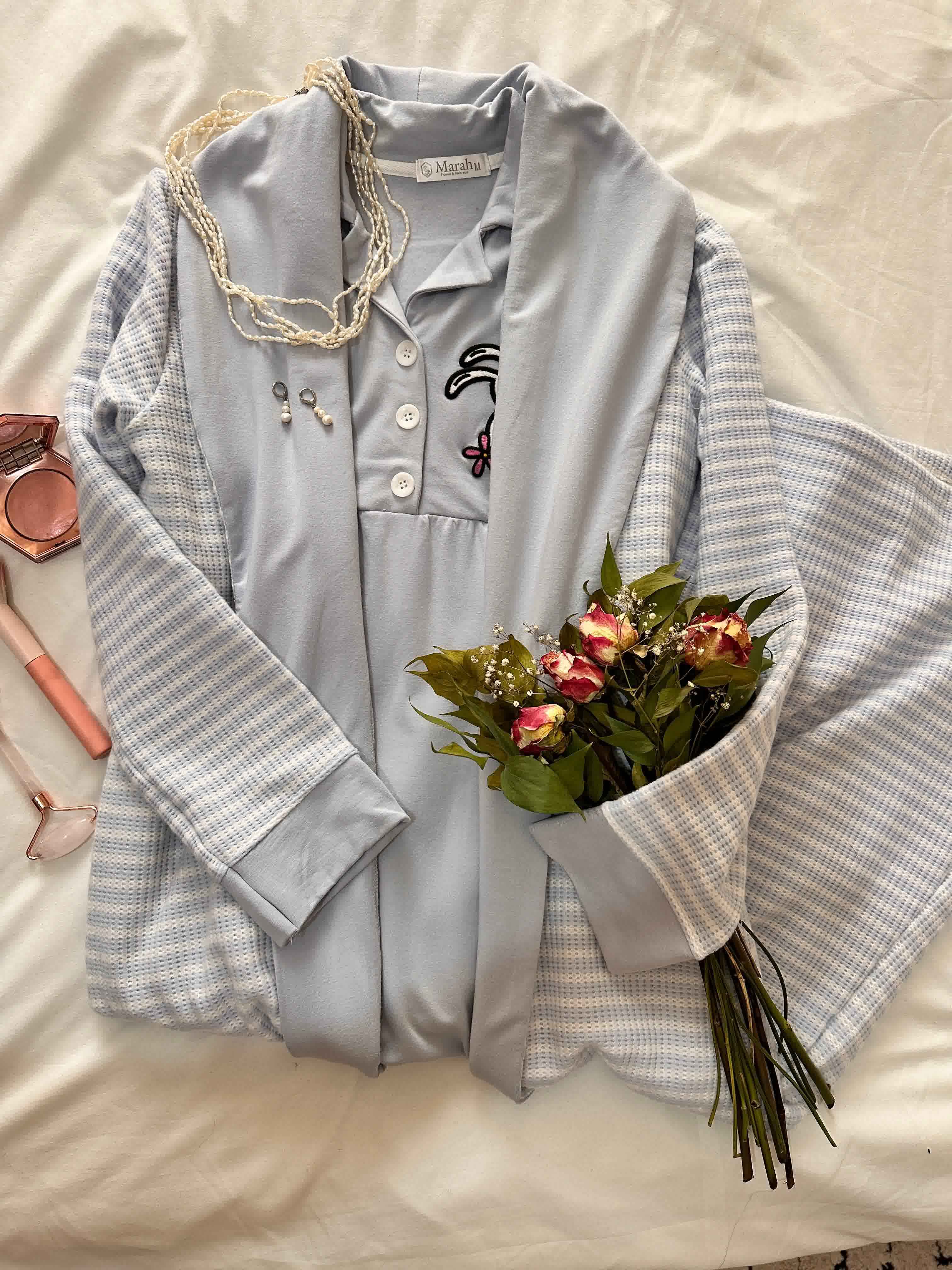 deshabillé marah enciente bunny bleu 