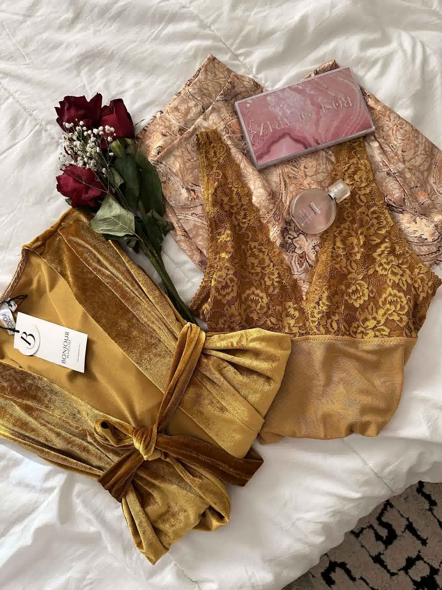 Ensemble 3pcs Bonjour Jaune 