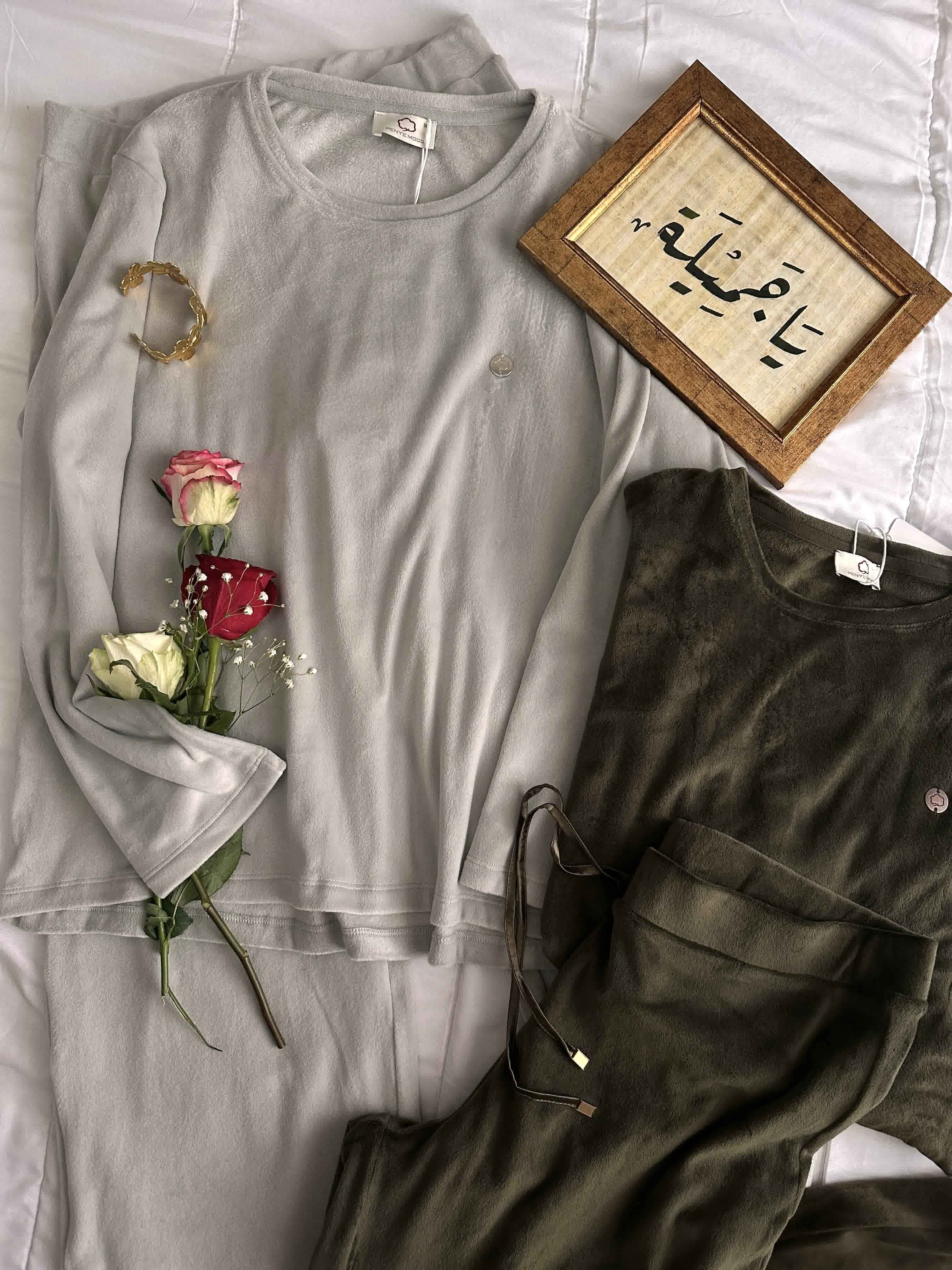 Pyjama velour Penymood Vert 