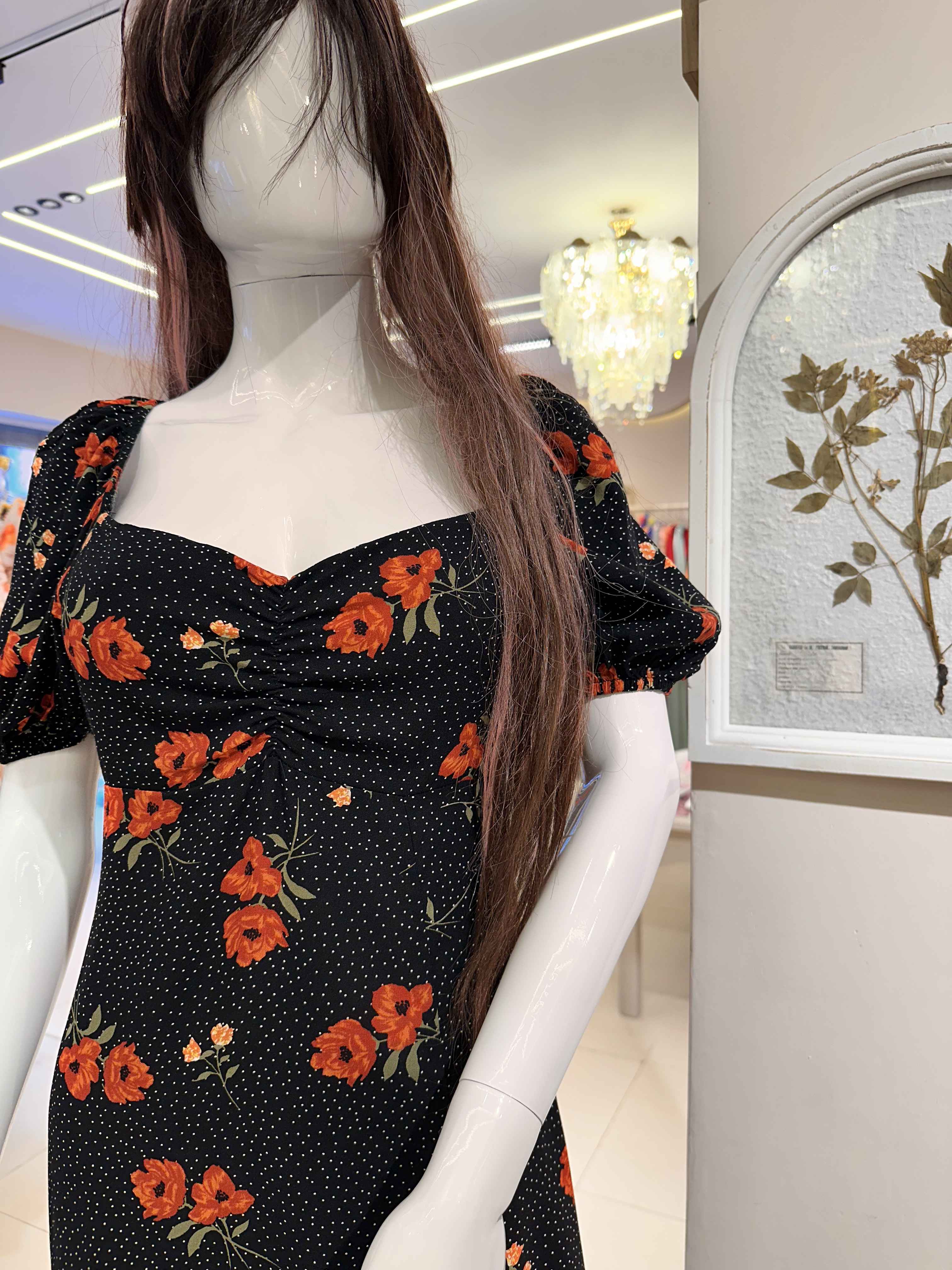 Robe noir Ibiza longue 