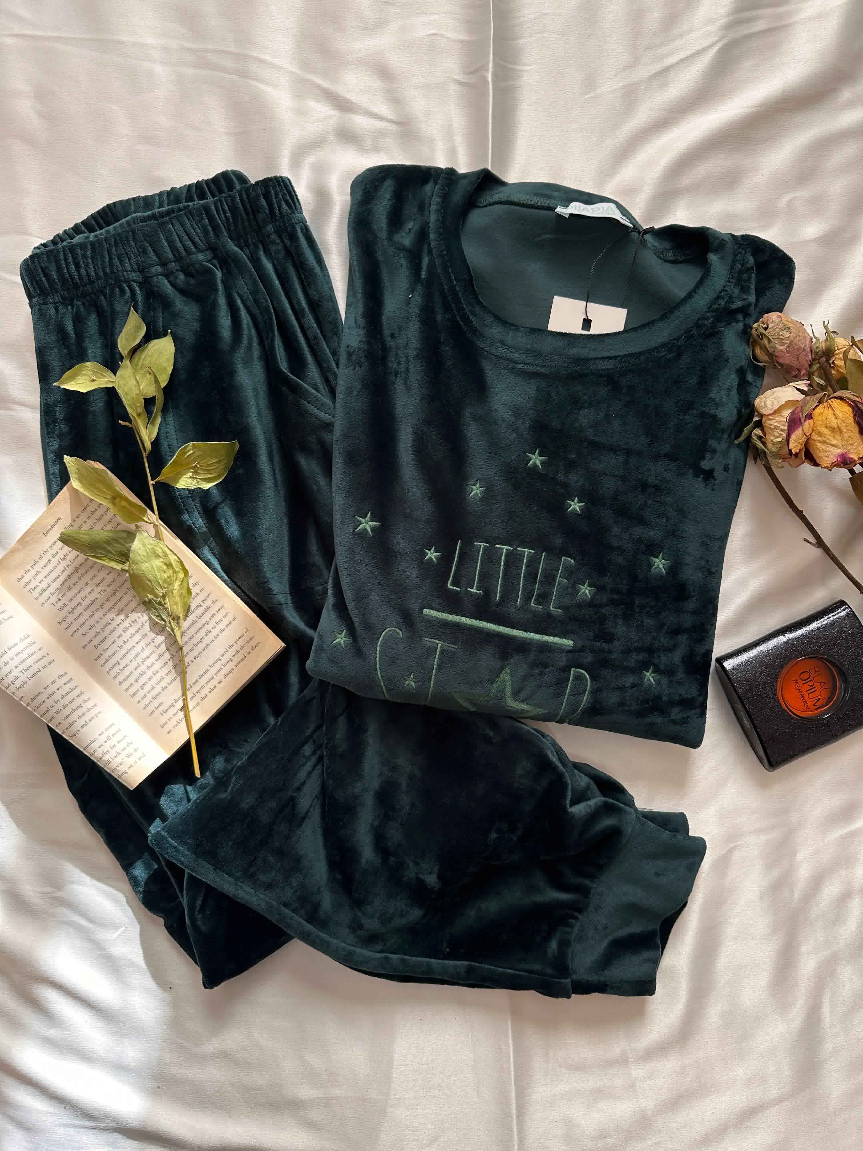 pyjama pijapia velour little star