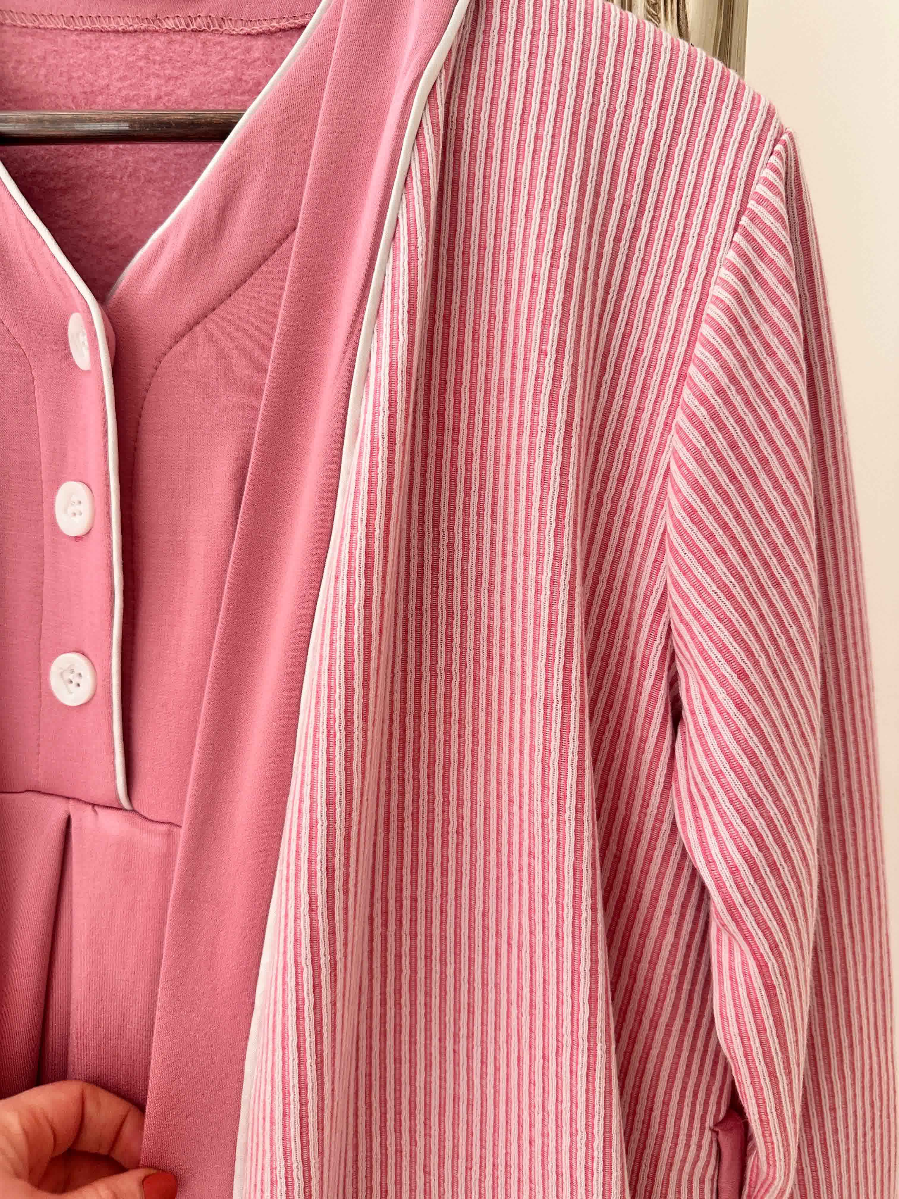 deshabillé marah rose et bleu femme enceinte 