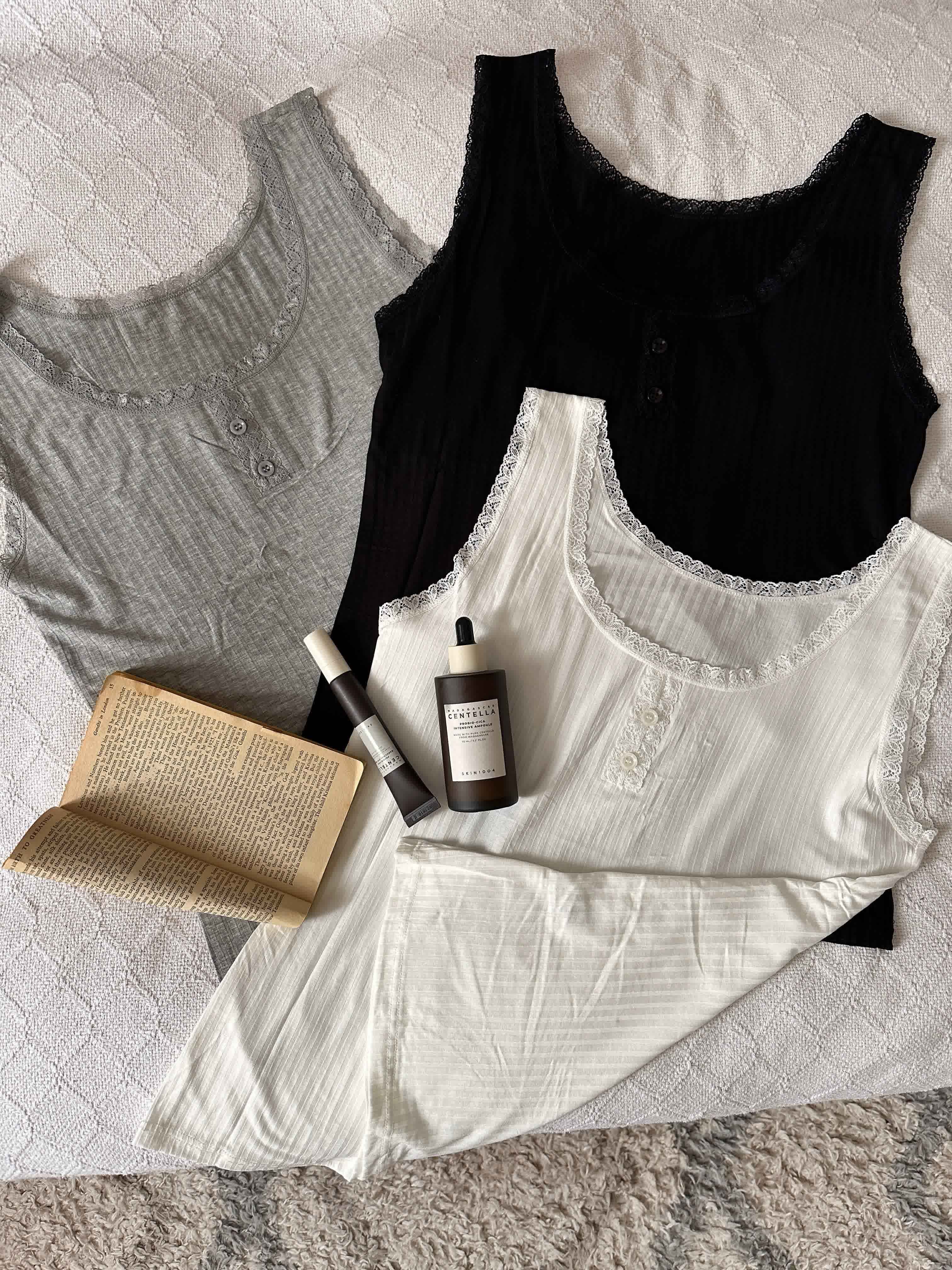 Bustier dentelle bouttons 