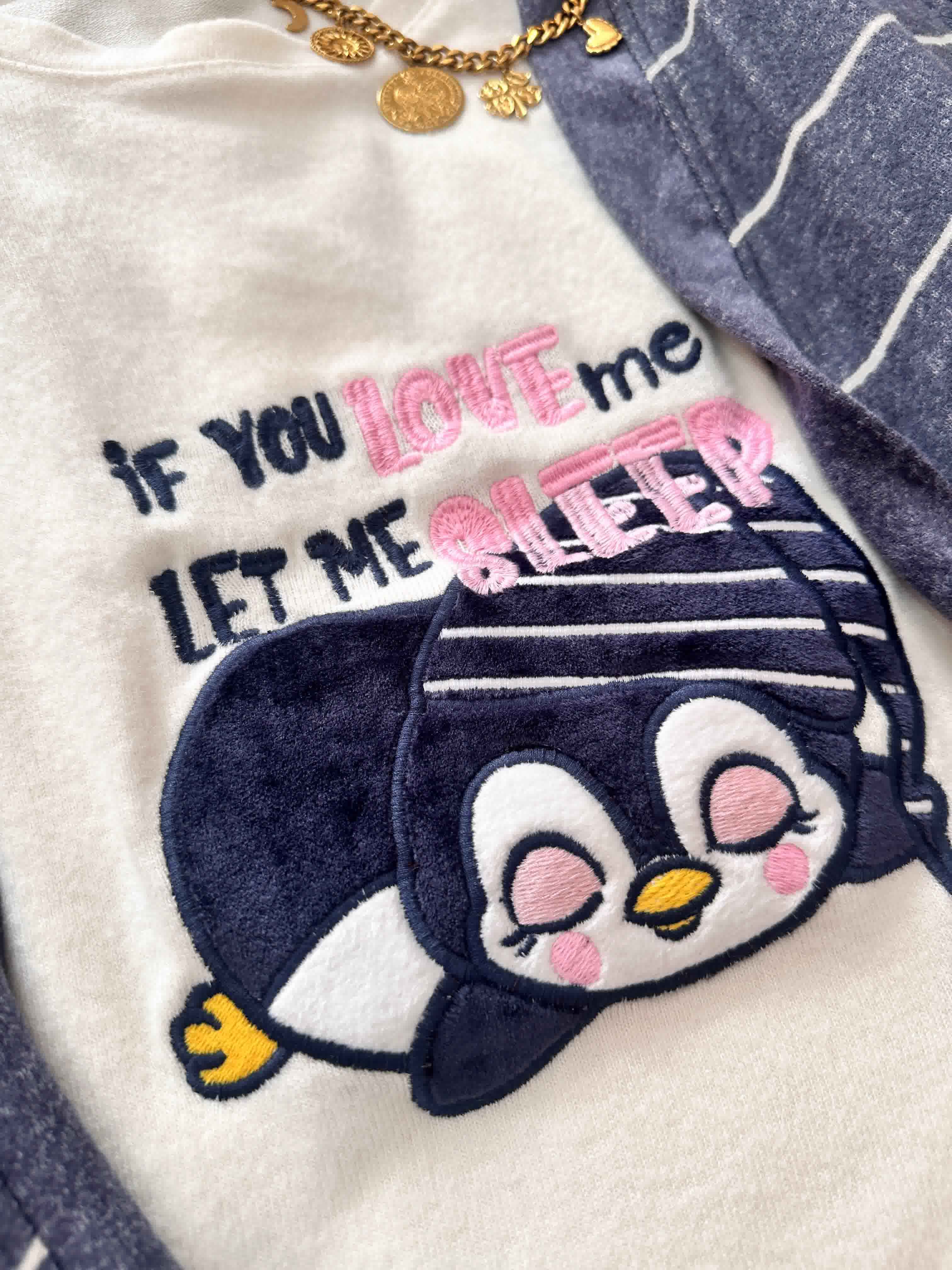 3pcs en laine pingouin 