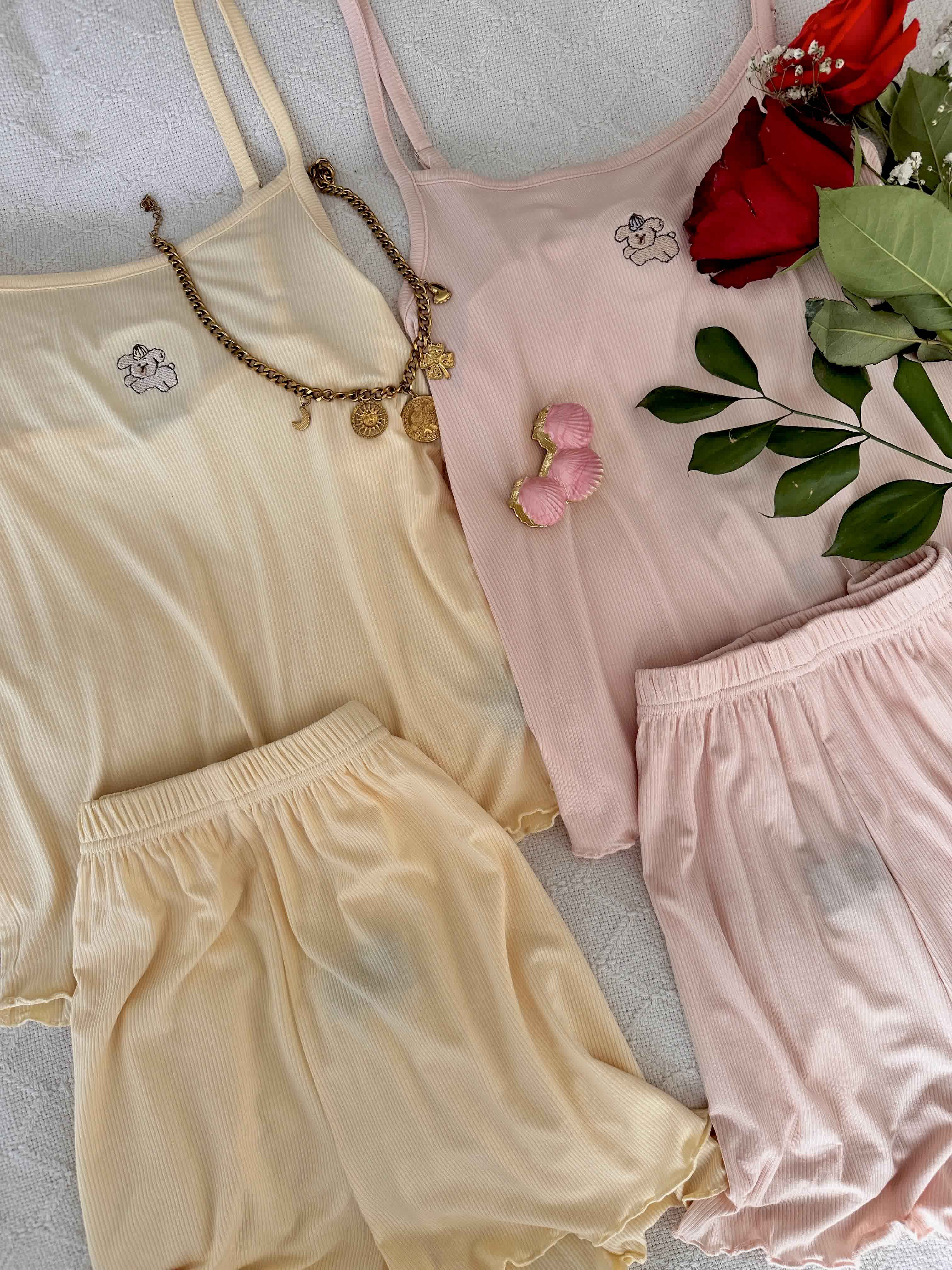 Pyjama short Tress uni 