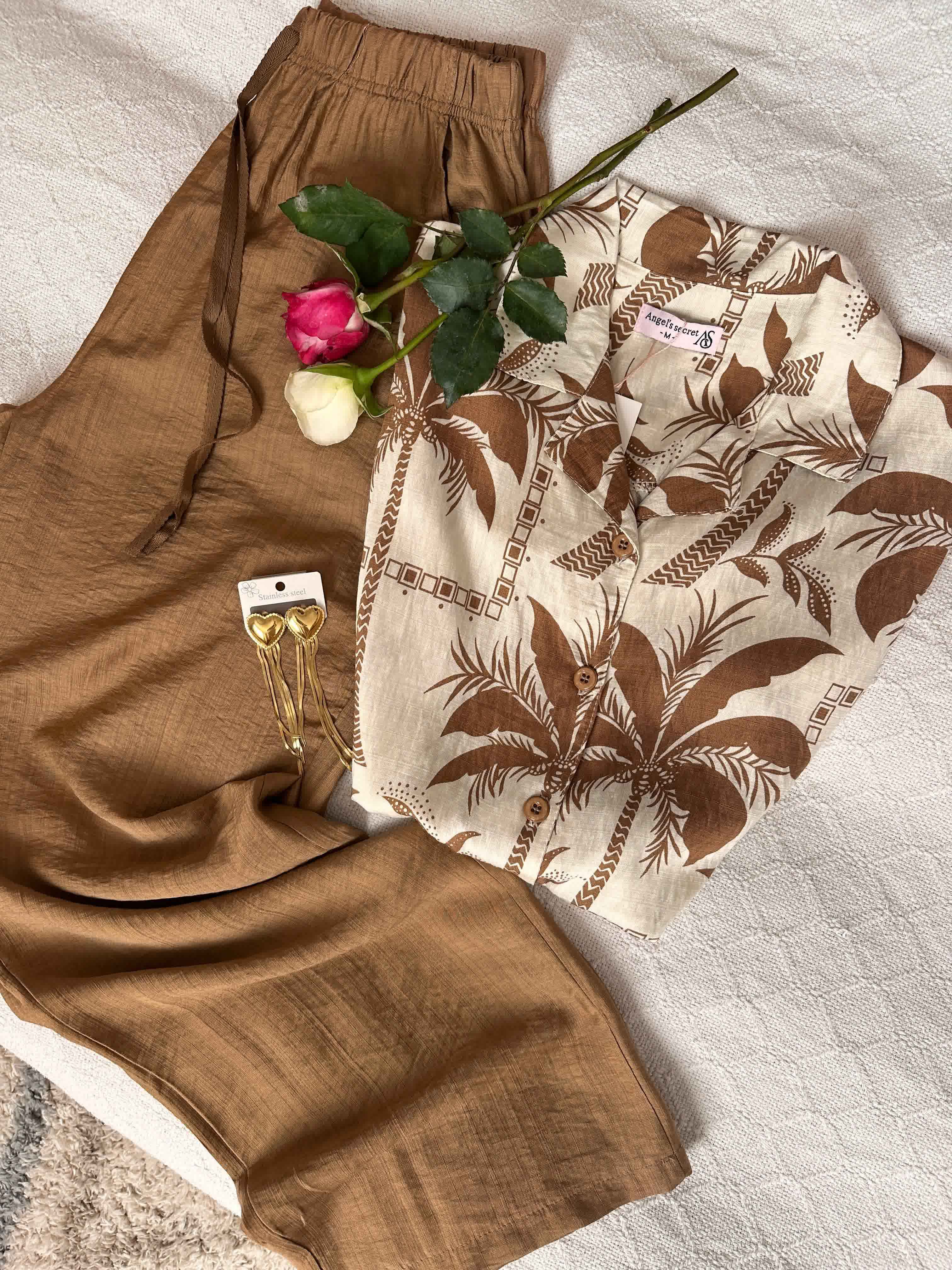 Homewear Angel's Secret dessin fleuri 
