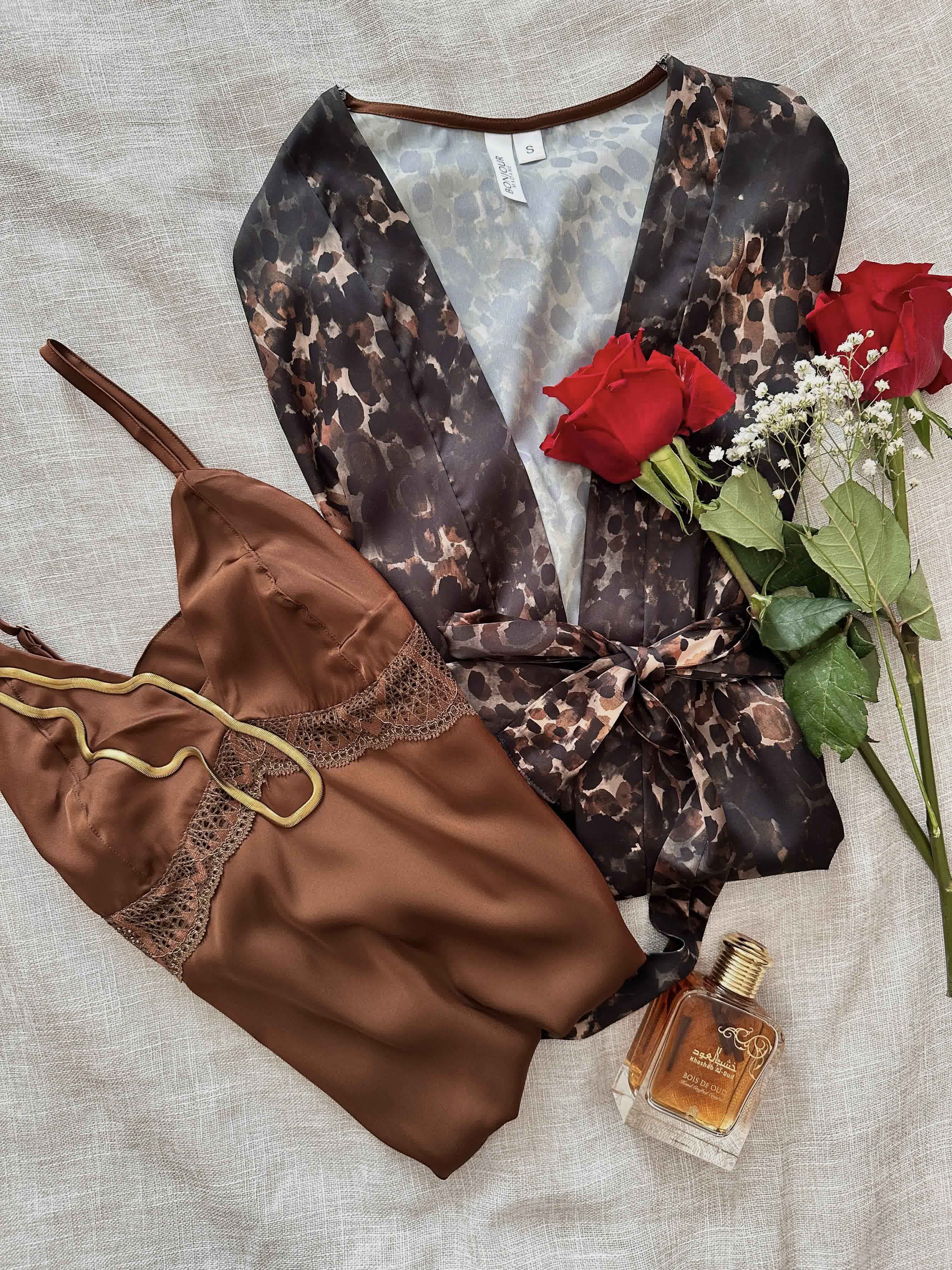 Deshabillé Bonjour maron 