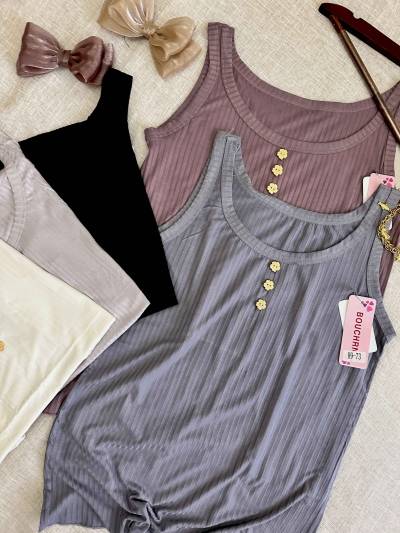 Bustier bouchon boutons