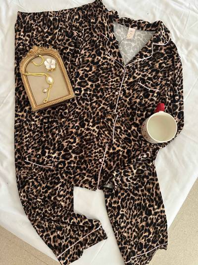 Pyjama H premium leopard