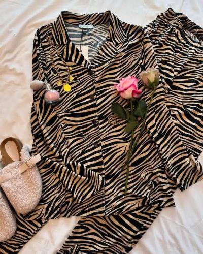 pyjama pijapia zebra beige