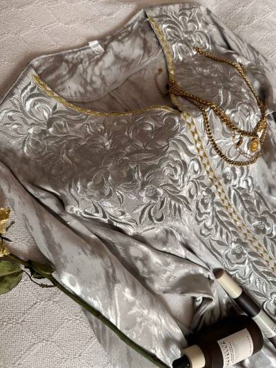 Robe kemkha broderie uni