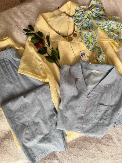 Pyjama tress jaune /bleu