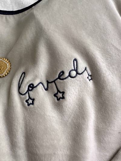 Pyjama Catherines gris velour