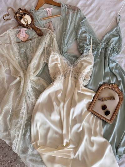 Deshabillé H kimono dentelle