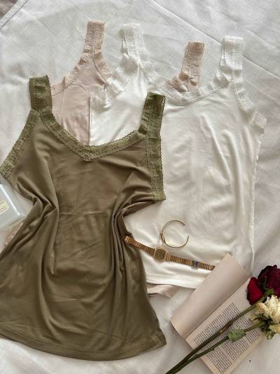 bustier feston dentelle