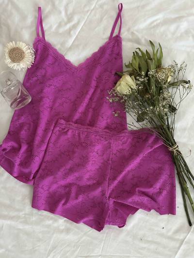 bustier short dentelle