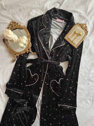 Kimono Angel’s velour cœur