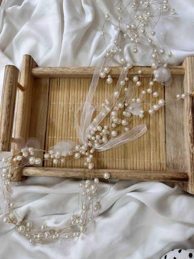 Accessoires cheuveux perles / papillon