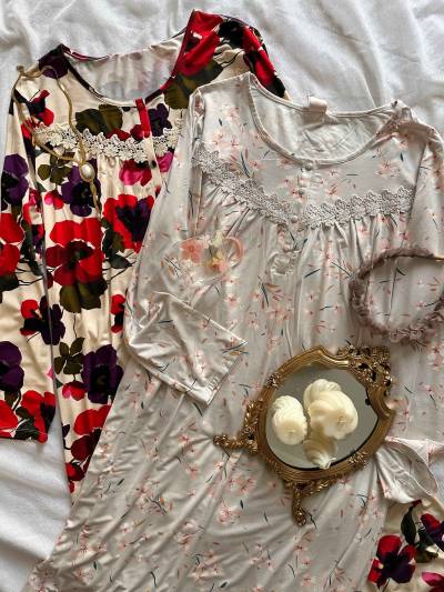 Robe H fleuri midi