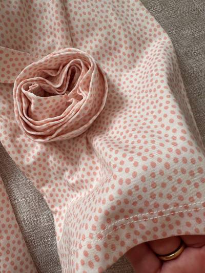 Ensemble 3-pcs Arnetta rose picté