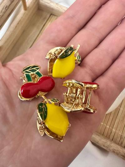 mini attache fruit acier