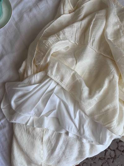 Robe Tiramissu uni bretelle