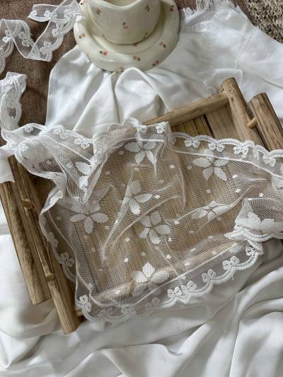 foulard dentelle