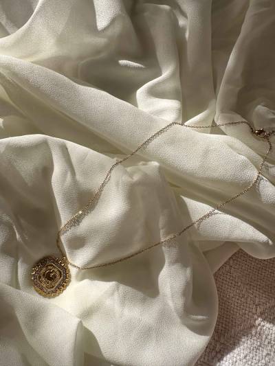 collier coq soleil