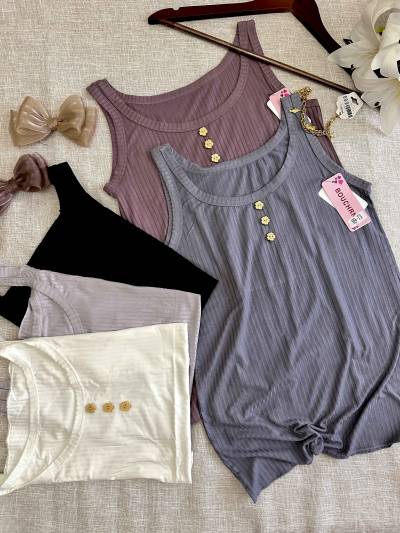 Bustier bouchon boutons