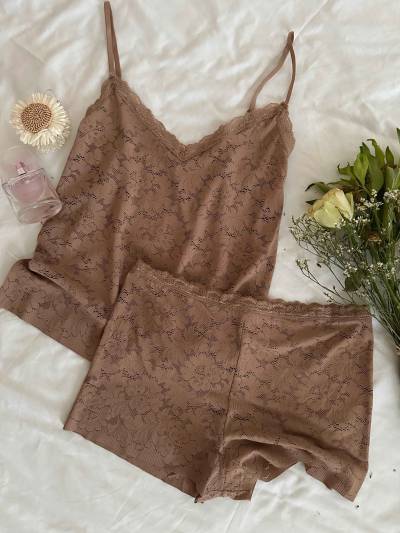 bustier short dentelle