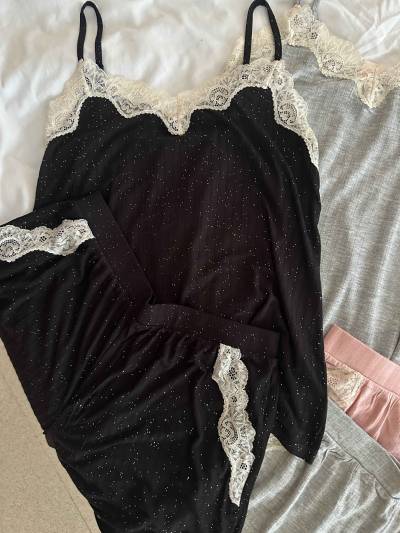 Bustier short H pailleté