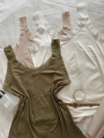 bustier feston dentelle