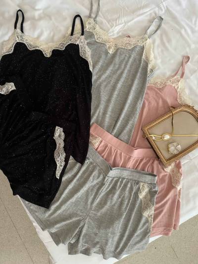 Bustier short H pailleté