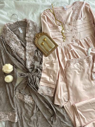 3pcs bone florale