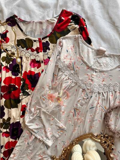 Robe H fleuri midi