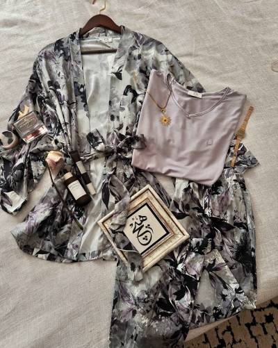 Ensemble 3pcs Penyemood violet
