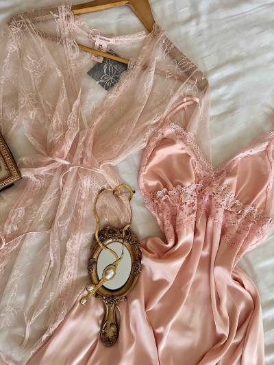 Deshabillé H kimono dentelle