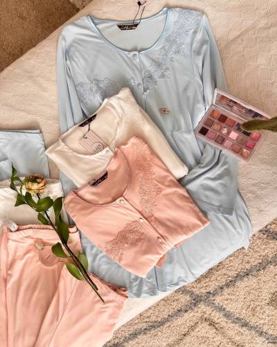 Pyjama Lady femmes enceintes guippure