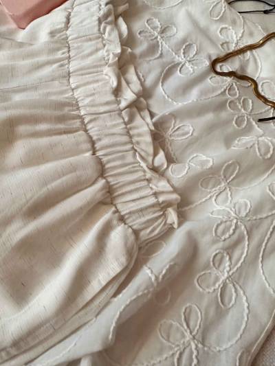 Pyjama short bonjour blanc